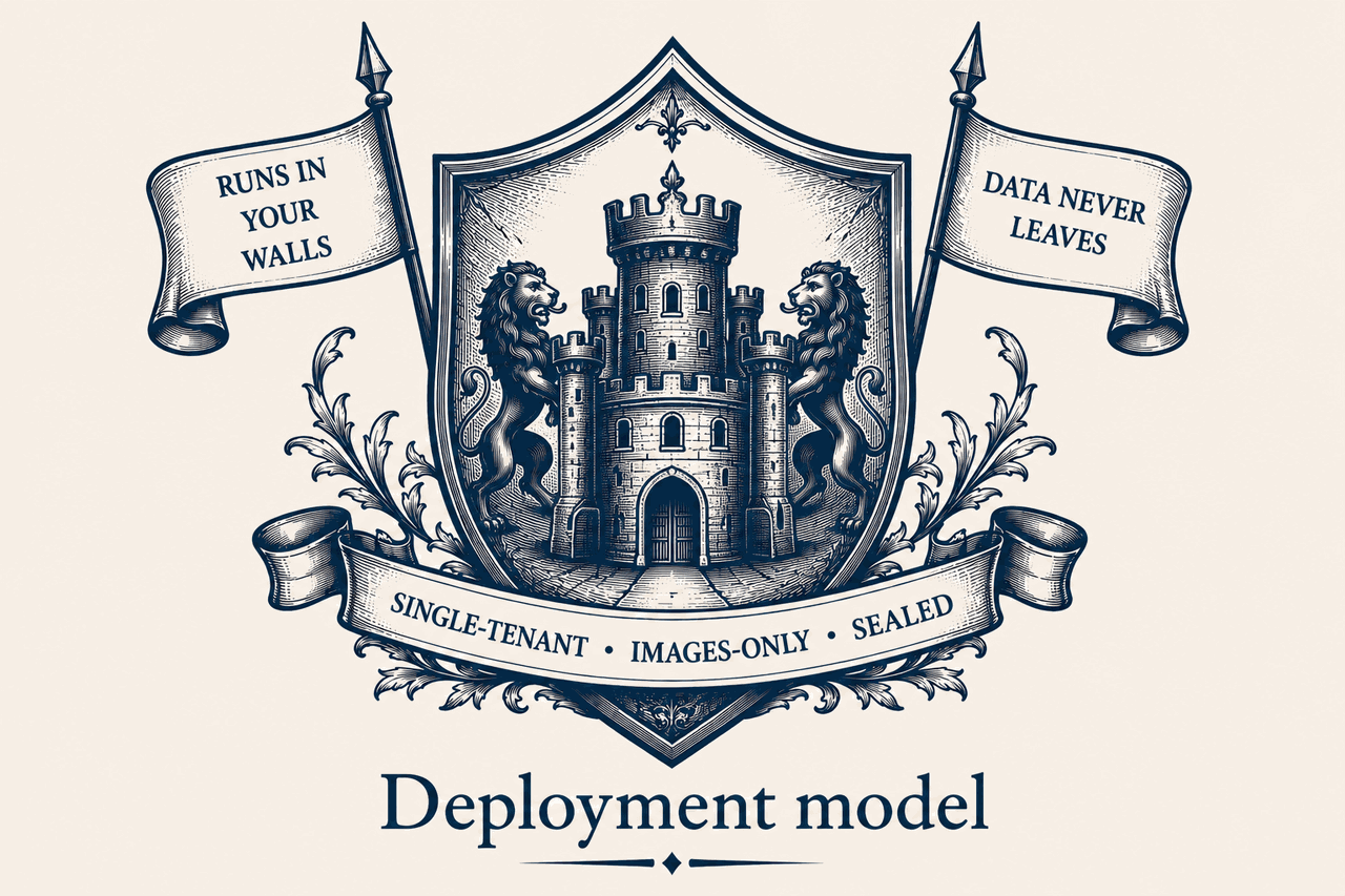 Heraldic crest — Deployment model